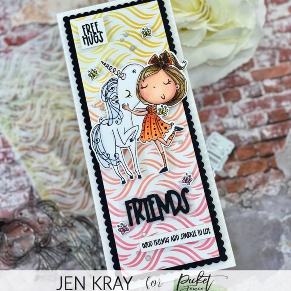 Picket Fence Studios Slim Line Moving Air 4x10 Inch Stencil (SC-324) (OUTLET) Picket Fence Studios Slim Line Moving Air 4x10 Inch Stencil (SC-324) (OUTLET)