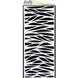 Picket Fence Studios Slim Line Stacks 4x10 Inch Stencil (SC-327) (OUTLET)