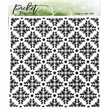 Picket Fence Studios Tile Montage 6x6 Inch Stencil (SC-328) (OUTLET)