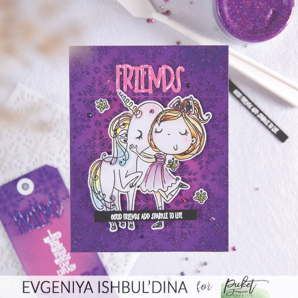 Picket Fence Studios Tile Montage 6x6 Inch Stencil (SC-328) (OUTLET)