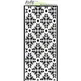 Picket Fence Studios Slim Line Tile Montage 4x10 Inch Stencil (SC-329) (OUTLET)