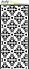 Slim Line Tile Montage 4x10 Inch Stencil (SC-329) (OUTLET)