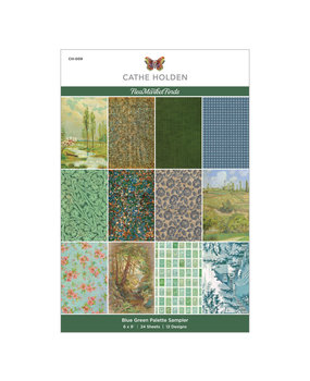 Spellbinders Blue Green Palette Sampler 6x9 Inch Paper Pad (CH-009) (OUTLET)