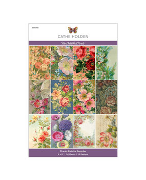 Spellbinders Florals Palette Sampler 6x9 Inch Paper Pad (CH-010) (OUTLET)