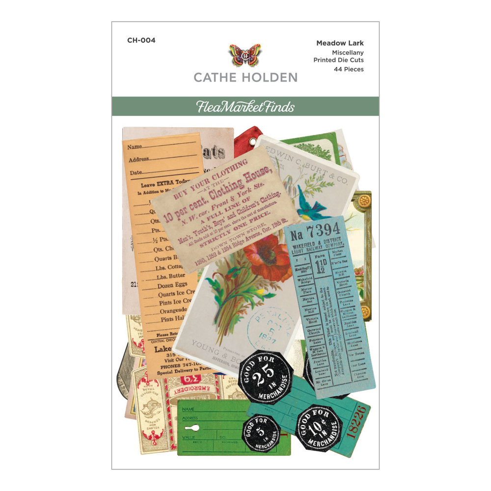 Spellbinders Meadow Lark Miscellany Printed Die Cuts (CH-004) (OUTLET)