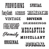 Spellbinders Miscellany Words Clear Stamp (STP-100) (DISCONTINUED) Spellbinders Miscellany Words Clear Stamp (STP-100) (DISCONTINUED)