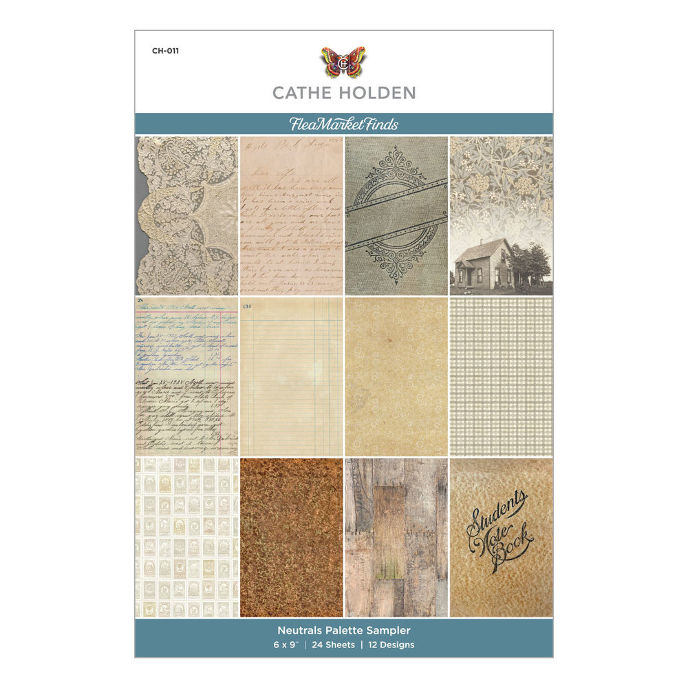 Spellbinders Neutrals Palette Sampler 6x9 Inch Paper Pad (CH-011) (OUTLET) Spellbinders Neutrals Palette Sampler 6x9 Inch Paper Pad (CH-011) (OUTLET)