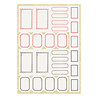 Spellbinders Stationer's Stock Sticker Pad (CH-003) (OUTLET) Spellbinders Stationer's Stock Sticker Pad (CH-003) (OUTLET)