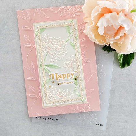 Spellbinders Beautiful Blooms 3D Embossing Folder (E3D-026) Spellbinders Beautiful Blooms 3D Embossing Folder (E3D-026)
