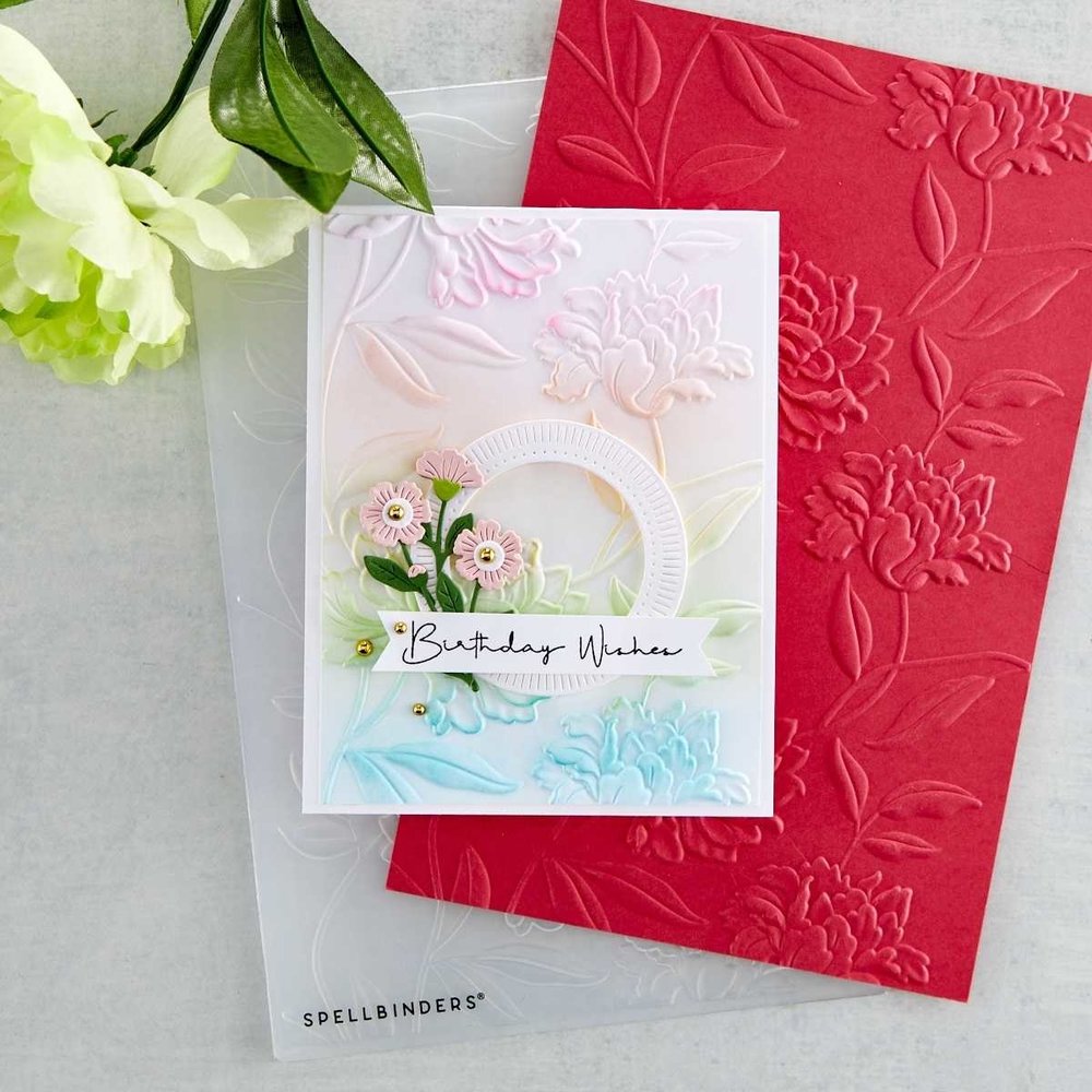 Spellbinders Beautiful Blooms 3D Embossing Folder (E3D-026) Spellbinders Beautiful Blooms 3D Embossing Folder (E3D-026)