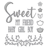 Spellbinders My Sweet Friend Etched Dies (S5-512) (OUTLET)