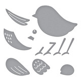 Spellbinders Sweet Birdie Etched Dies (S1-054)