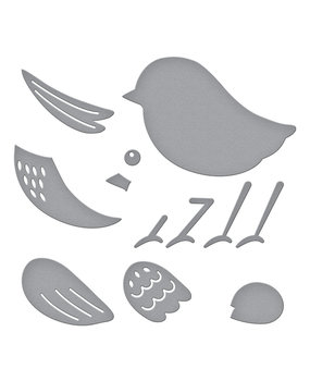 Spellbinders Sweet Birdie Etched Dies (S1-054) Spellbinders Sweet Birdie Etched Dies (S1-054)