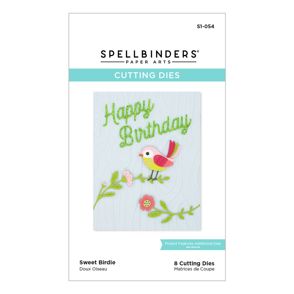 Spellbinders Sweet Birdie Etched Dies (S1-054) Spellbinders Sweet Birdie Etched Dies (S1-054)