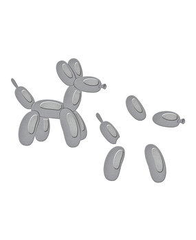Spellbinders Balloon Party Animal Etched Dies (S3-450)