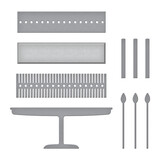 Spellbinders Stitched Fringe Cake Etched Dies (S3-452) (OUTLET)