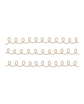 Spellbinders Hand Drawn Loops Glimmer Hot Foil Plate (GLP-325) (OUTLET)