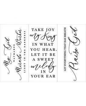 Re-Design with Prima Scripture 6x12 Inch Decor Transfers (656669) (DISCONTINUED)