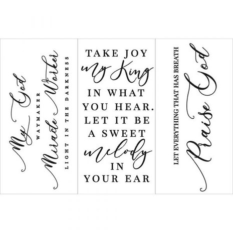 Re-Design with Prima Scripture 6x12 Inch Decor Transfers (656669) (DISCONTINUED)