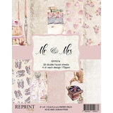 Reprint Mr & Mrs 6x6 Inch Paper Pack (RPP074) (DISCONTINUED)