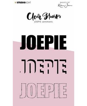 Karin Joan Joepie Sentiments Essentials Clear Stamps (KJ-BBKJ-STAMP186) (OUTLET)