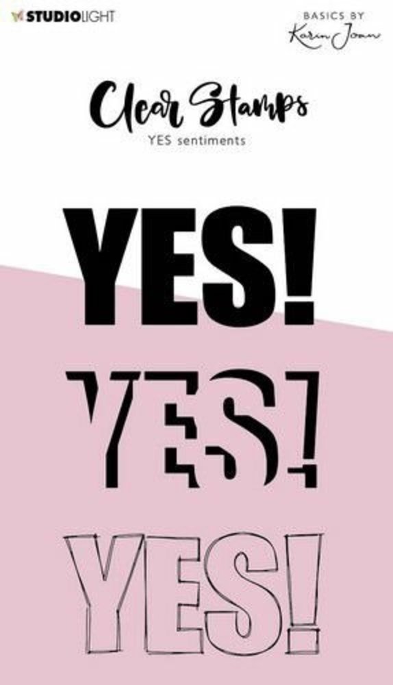 Karin Joan Yes Sentiments Essentials Clear Stamps (KJ-BBKJ-STAMP236) (OUTLET) Karin Joan Yes Sentiments Essentials Clear Stamps (KJ-BBKJ-STAMP236) (OUTLET)