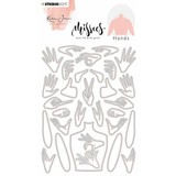 Karin Joan Arms & Hands Missees Cutting Dies (KJ-MBKJ-CD191) (OUTLET)