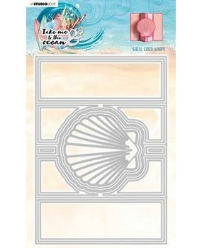 Studio Light Shell Card Shape Take me to the Ocean Cutting Dies (SL-TO-CD231) (OUTLET)