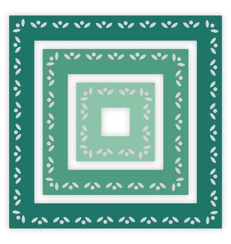 Gemini Nesting Frame Ditsy Floral Square Frames Elements Dies (GEM-MD-ELE-DFSQ) (DISCONTINUED) Gemini Nesting Frame Ditsy Floral Square Frames Elements Dies (GEM-MD-ELE-DFSQ) (DISCONTINUED)