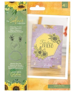 Crafter's Companion The Sunflower Collection Stamp & Die Fabulous Frame (NG-SUN-STD-FFRA) (OUTLET)