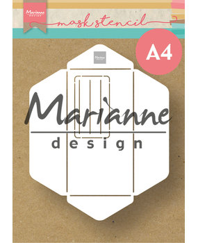Marianne Design Craft Stencil A4 Mini-Slimline Envelop (PS8111) (DISCONTINUED) Marianne Design Craft Stencil A4 Mini-Slimline Envelop (PS8111) (DISCONTINUED)