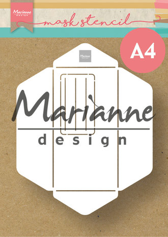 Marianne Design Craft Stencil A4 Mini-Slimline Envelop (PS8111) (DISCONTINUED) Marianne Design Craft Stencil A4 Mini-Slimline Envelop (PS8111) (DISCONTINUED)