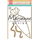 Marianne Design Craft Stencil A5 by Marleen Candy Cone (PS8122) (DISCONTINUED)