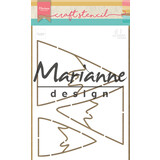 Marianne Design Craft Stencil A5 by Marleen Mountains (PS8045) (DISCONTINUED)