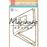 Marianne Design Craft Stencil A5 by Marleen Tent (PS8088) (DISCONTINUED)