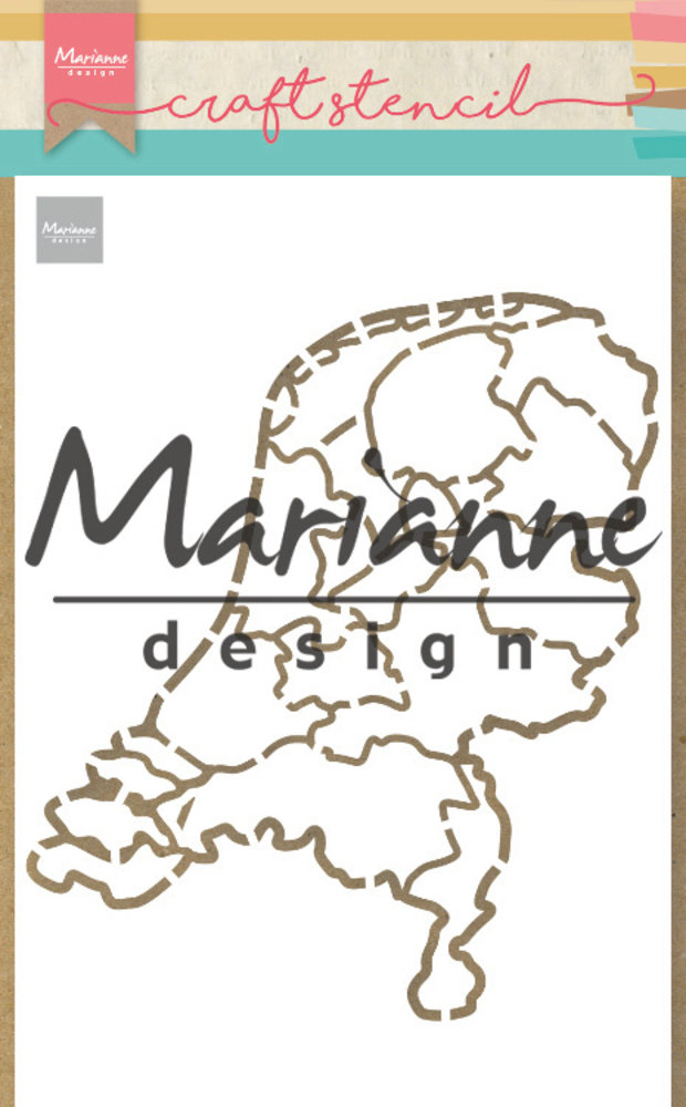 Marianne Design Craft Stencil A5 Nederland (PS8059) (DISCONTINUED) Marianne Design Craft Stencil A5 Nederland (PS8059) (DISCONTINUED)