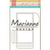Marianne Design Craft Stencil A5 Party Pocket (PS8043) (DISCONTINUED)