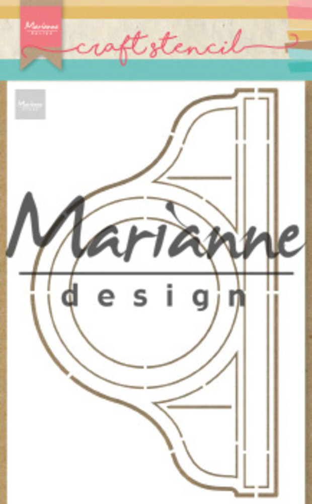 Marianne Design Craft Stencil A5 Pendule (PS8049) (DISCONTINUED) Marianne Design Craft Stencil A5 Pendule (PS8049) (DISCONTINUED)