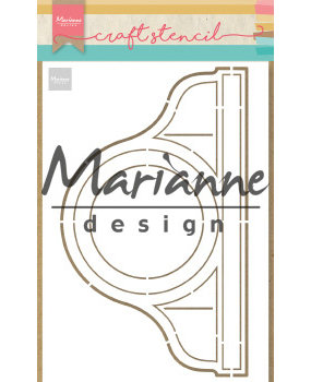 Marianne Design Craft Stencil A5 Pendule (PS8049) (DISCONTINUED) Marianne Design Craft Stencil A5 Pendule (PS8049) (DISCONTINUED)