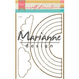Marianne Design Craft Stencil A5 Rainbow (PS8065) (DISCONTINUED)