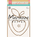 Marianne Design Mask Stencil A5 by Marleen Apple (PS8013) (DISCONTINUED)