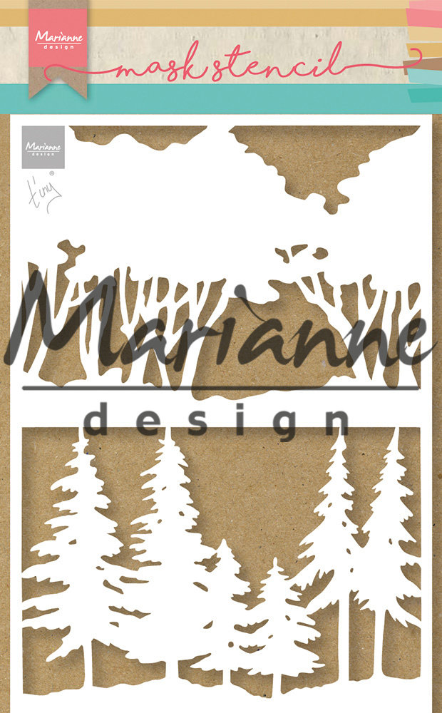 Marianne Design Mask Stencil A5 Tiny's Forest (PS8100) (DISCONTINUED) Marianne Design Mask Stencil A5 Tiny's Forest (PS8100) (DISCONTINUED)