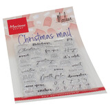 Marianne Design Clear Stamps by Marleen Christmas Mail (CS1070) (DISCONTINUED)