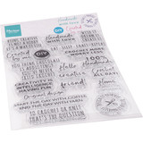 Marianne Design Clear Stamps Crafting Sentiments (CS1072) (DISCONTINUED)