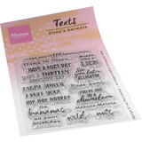 Marianne Design Clear Stamps Eline's Animals Texts (EC0189) (DISCONTINUED)