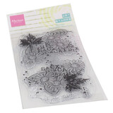 Marianne Design Clear Stamps Henriette's Art Chrysant (MM1633) (DISCONTINUED)