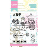 Marianne Design Clear Stamps Henriette's Texture Art (MM1621) (DISCONTINUED)