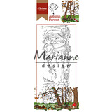 Marianne Design Clear Stamps Hetty's Border Forest (HT1636) (DISCONTINUED)