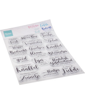 Marianne Design Clear Stamps Lieve Teksten (CS1087) Marianne Design Clear Stamps Lieve Teksten (CS1087)