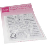 Marianne Design Clear Stamps Marjoleine's Bujo Dagen & Planning (MZ1908) (DISCONTINUED)